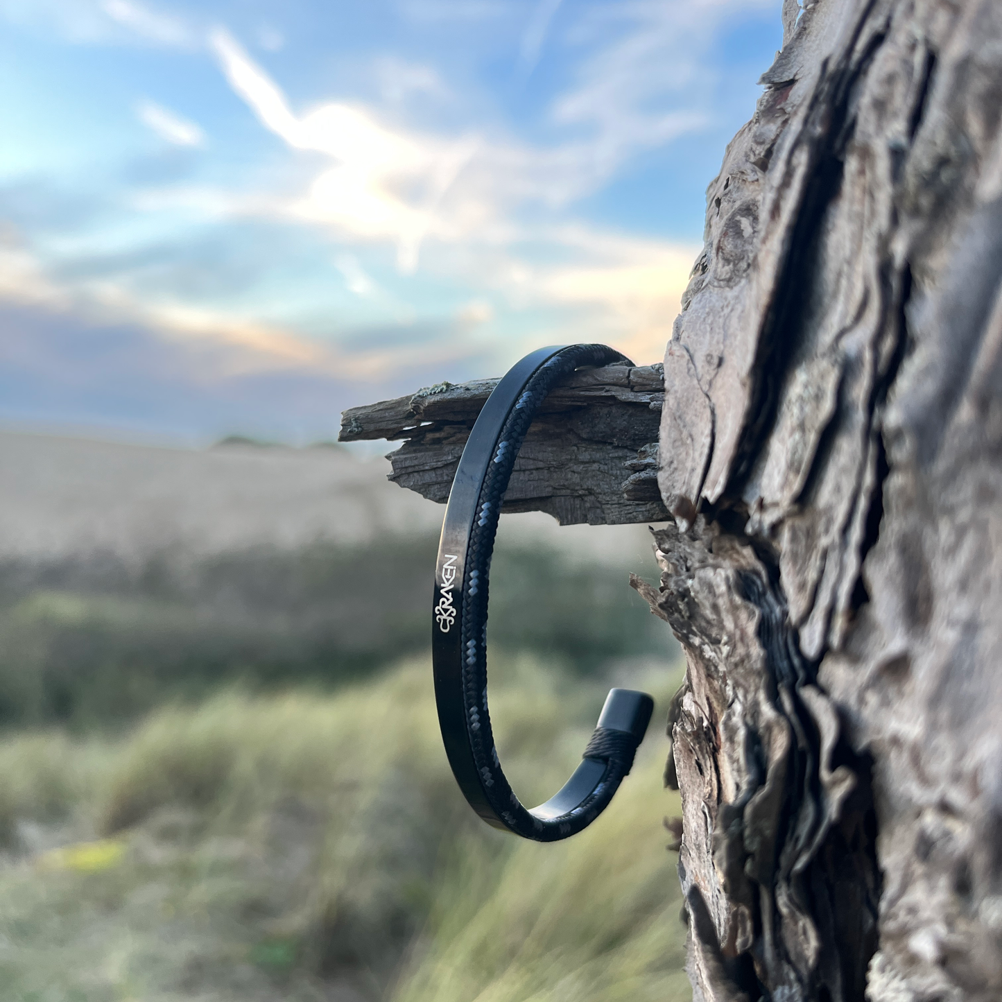 Black Cuff Bracelet
