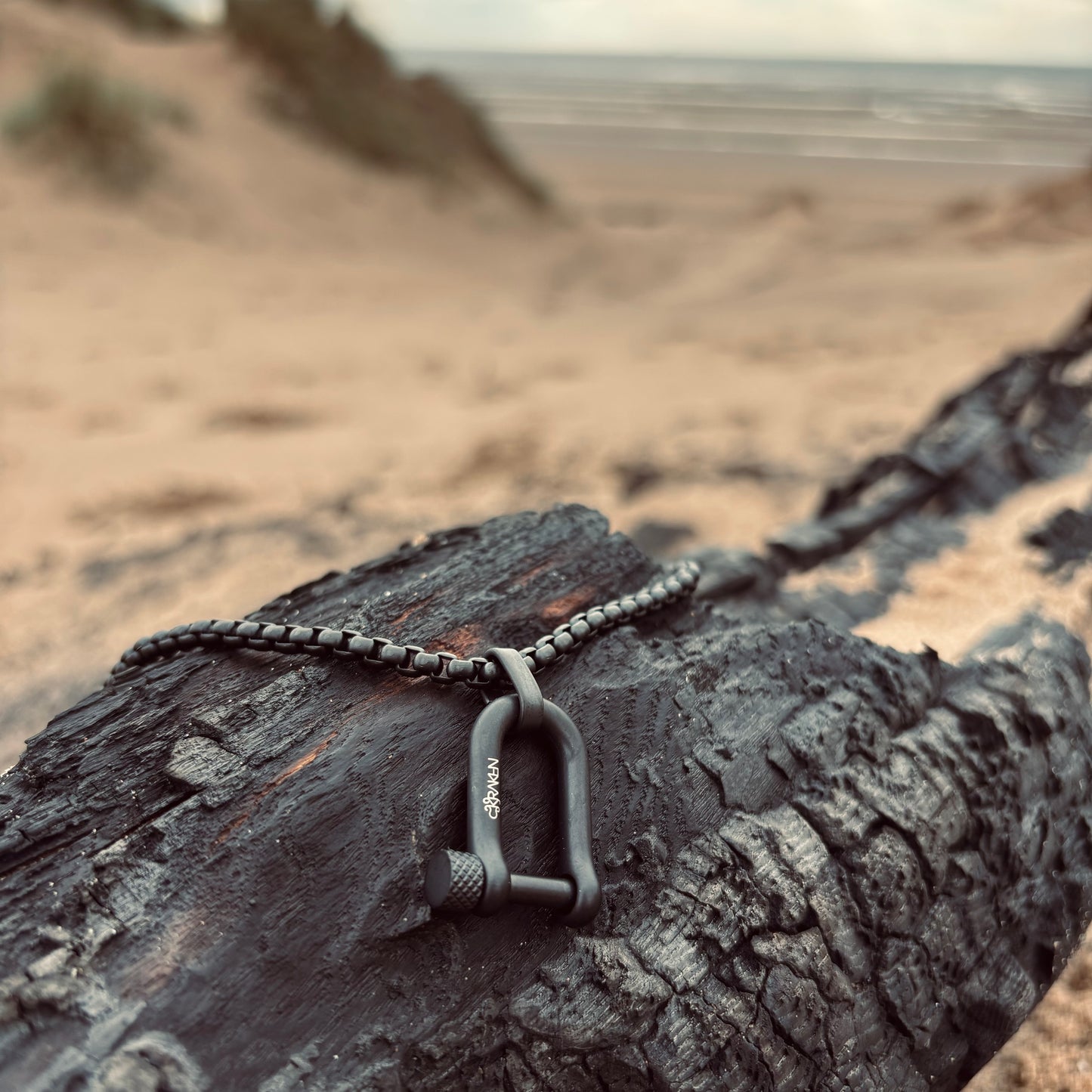 Black Shackle Necklace